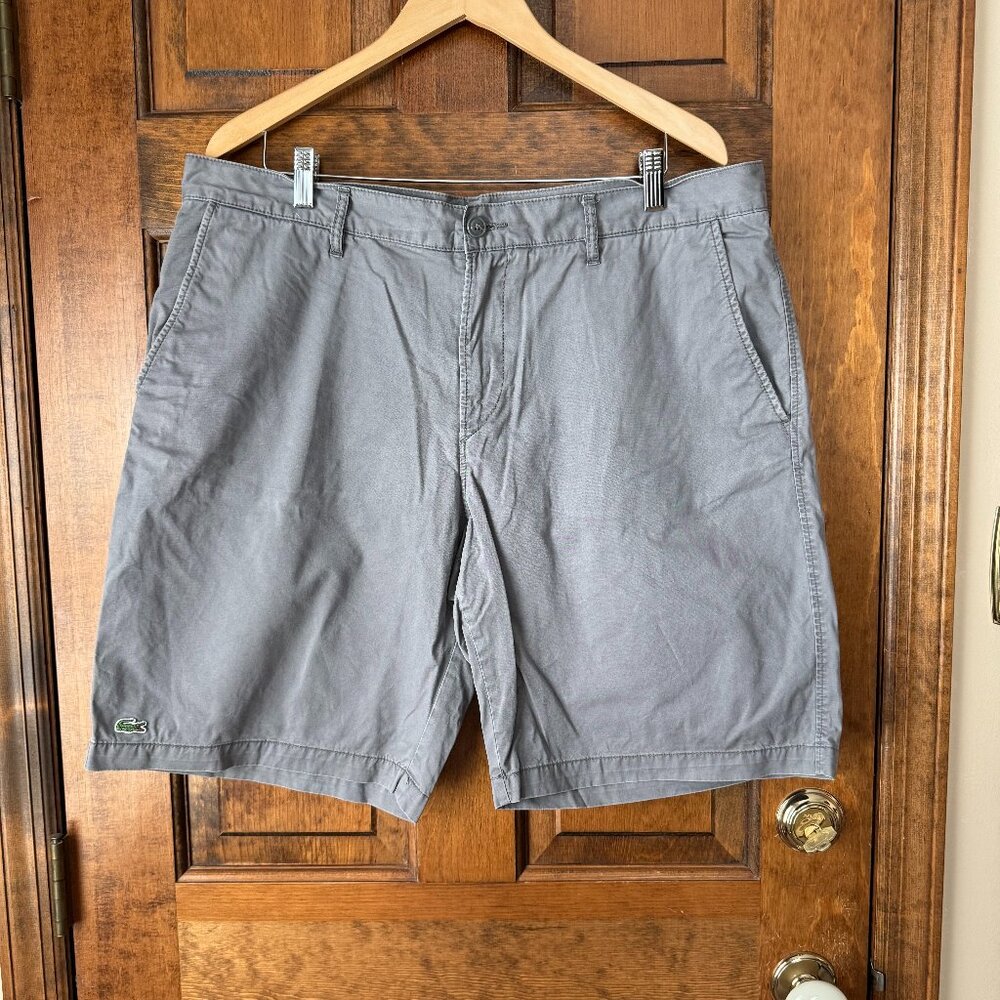 Lacoste Gray Classic Fit Shorts Size 38